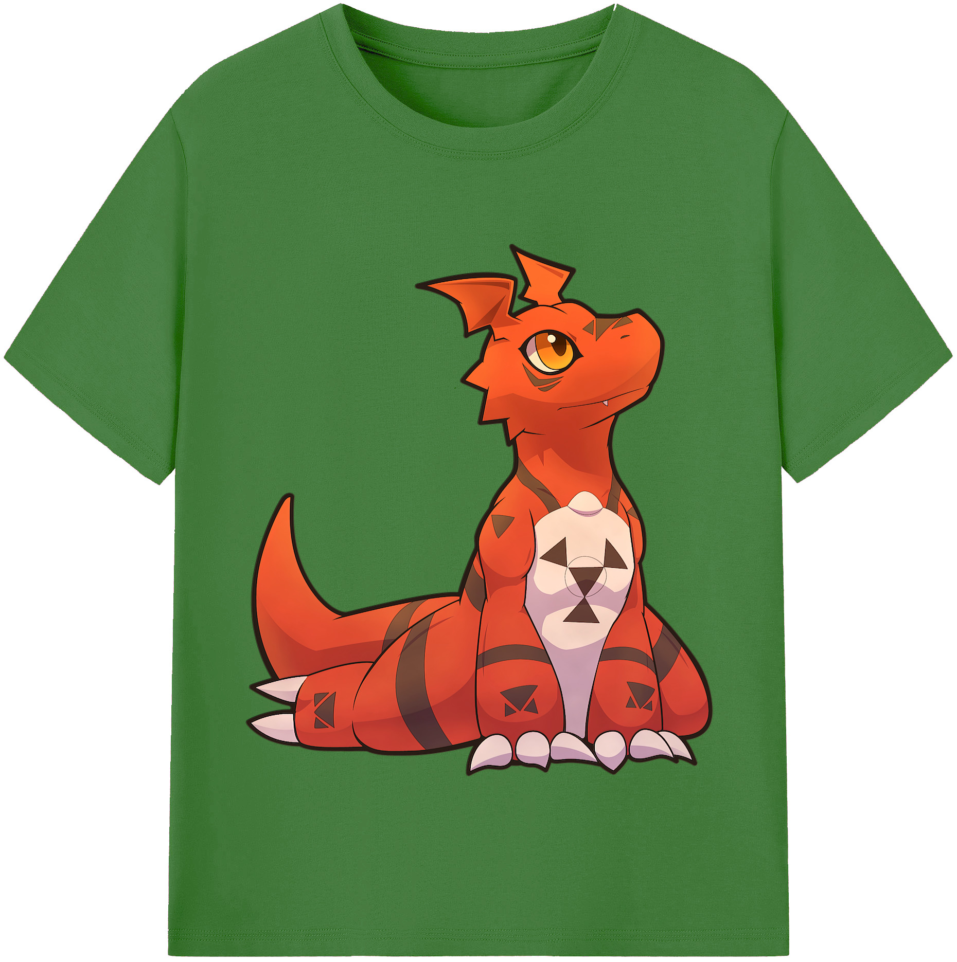 （画像用） Digimon デジタルモンスター/デジモン レディースカジュアルプリントTシャツ（綿100％）